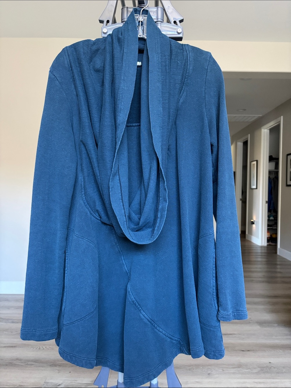 Prairie Underground Asymmetric Draped Front Pullover (Medium)